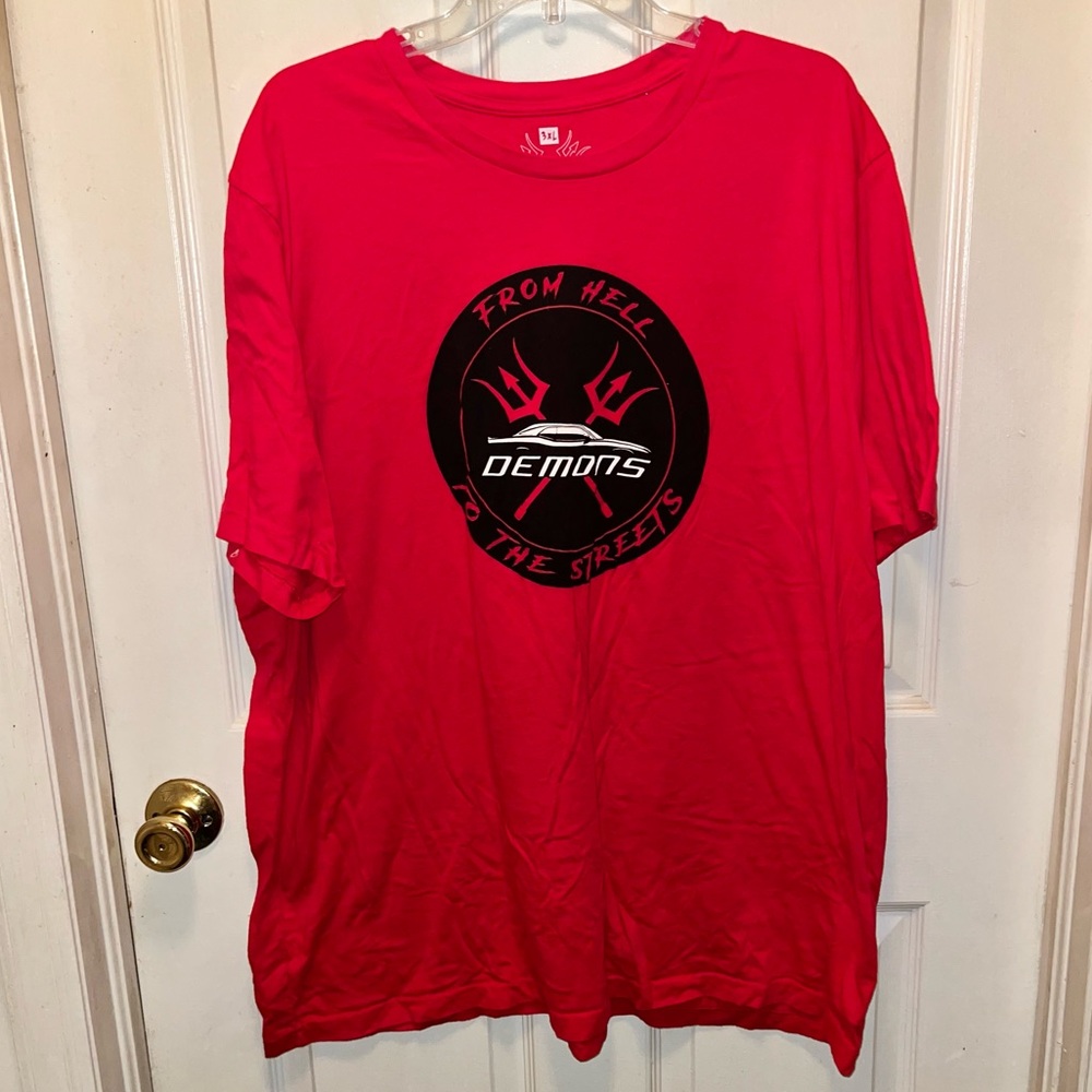 CHALLENGER DEMONS From Hell To The Streets Short Sleeve Shirt. Sz 3XL.
